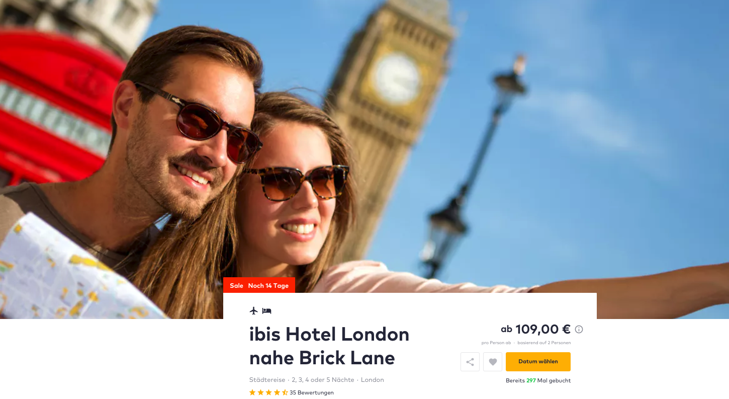 London Kurztrip - 3 Tage Im Spitzen 3* Hotel Mit Flug Für 129€