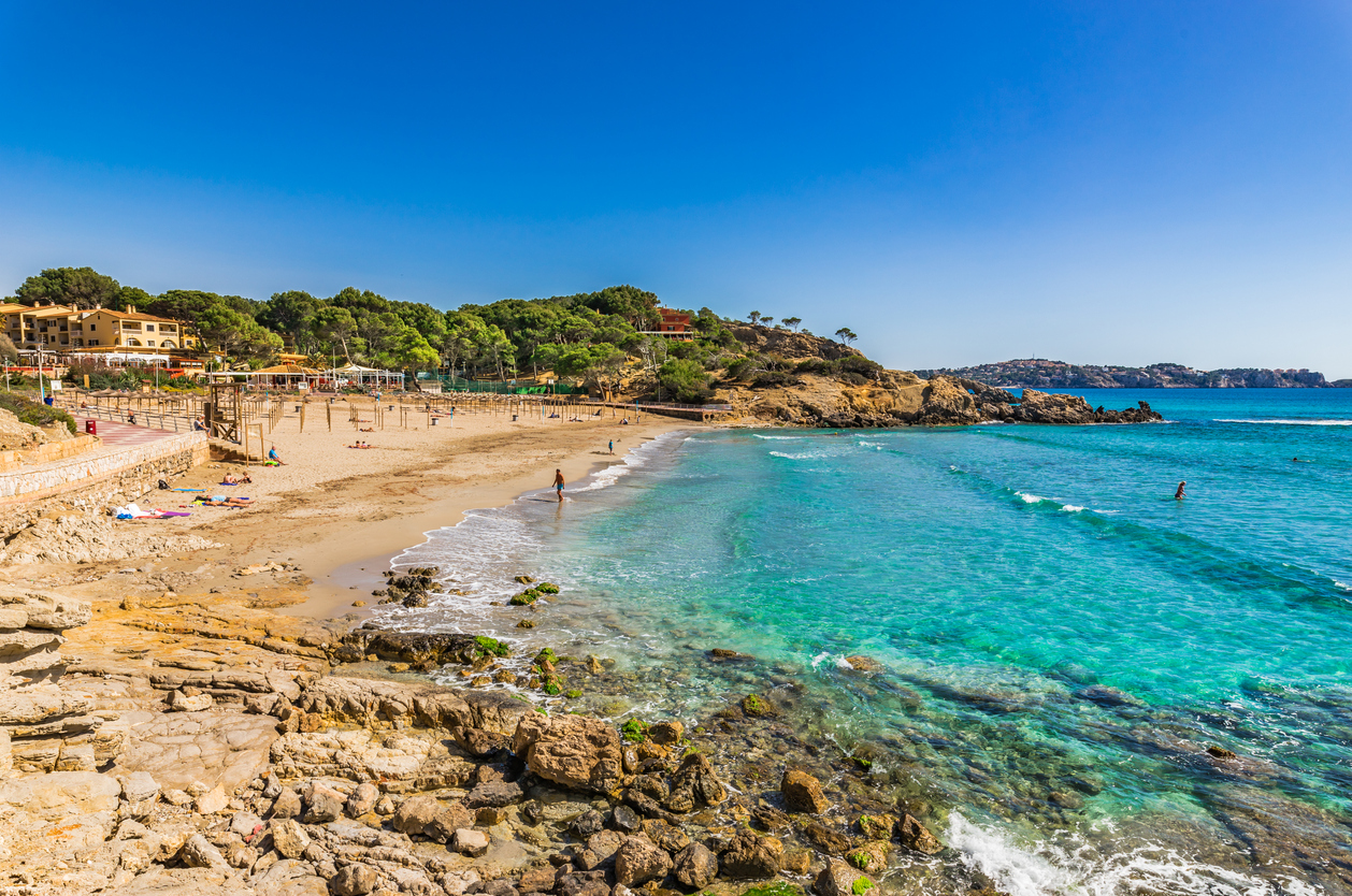 Strand La Romana in Paguera, Mallorca